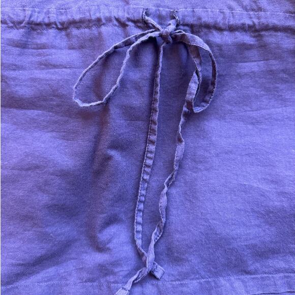 Theory Drawstring Waist Relaxed Layered Tank Top EUC Mixed Media - Picture 5 of 12